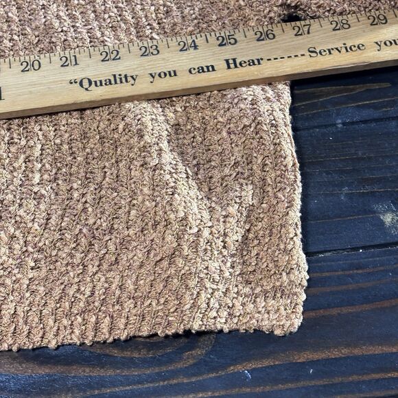 ILLA ILLA Cropped Oversized Knit Sweater, Golden Brown Cuffed 3/4 Sleeve Size L - Picture 7 of 12